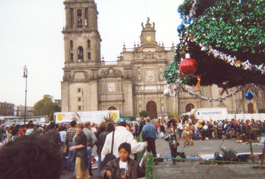 Cathedral in downtown Mexico City